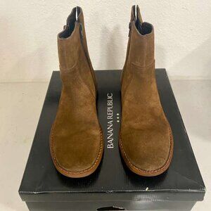 NEW BR Men’s Suede Boots – Size 8 – Dual Zip – In Box